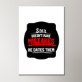 Acrylic Poster | 3mm Glossy Finish | UV Printed | Self-Adhesive Wall Mount | Unisex | Personalized | Bold Typography | Humor | Relationships | Casual | Amusing - front_2 - 16x24Inch - White - mockup 2