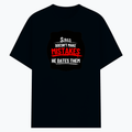 Cotton Stretch T-Shirt (Dtg) | T-Shirts | Him, Her, Unisex | Personalized | DTG | Bold Typography | Humor | Relationships | Casual | Amusing - front - Navy Blue - mockup 1