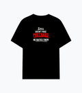 Cotton Stretch T-Shirt (Dtg) | T-Shirts | Him, Her, Unisex | Personalized | DTG | Bold Typography | Humor | Relationships | Casual | Amusing - back - Black - mockup 2