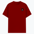 Cotton Stretch T-Shirt (Dtg) | T-Shirts | Him, Her, Unisex | Personalized | DTG | Bold Typography | Humor | Relationships | Casual | Amusing - left pocket - Red - mockup 3