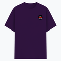Basic T-Shirt | Unisex XS-2XL | Poly-Cotton Blend | Soft Finish & Durable | Everyday Wear | Personalized | DTG | Bold Typography | Humor | Relationships | Casual | Amusing - left pocket - Purple - mockup 3