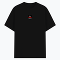 Basic T-Shirt | Unisex Fit, Sizes XS-2XL | 180 GSM Poly-Cotton Blend, DTF Ready | Bio-Wash, Silicon Finish, Durable Stitching | Adults | Personalized | DTF | Bold Typography | Humor | Relationships | Casual | Amusing - front - Black - mockup 1