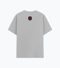 Basic T-Shirt | Unisex Fit, Sizes XS-2XL | 180 GSM Poly-Cotton Blend, DTF Ready | Bio-Wash, Silicon Finish, Durable Stitching | Adults | Personalized | DTF | Bold Typography | Humor | Relationships | Casual | Amusing - back - Grey Melange - mockup 2