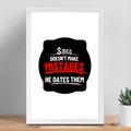 Framed Poster | Multiple Sizes | 300 GSM Art Paper | Laminated, Fade-Proof, 1-inch Frame | Unisex Home Decor | Personalized | DTG | Bold Typography | Humor | Relationships | Casual | Amusing - front_12x18In - 12x18In - mockup 7