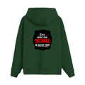 Oversized Hoodie | Unisex Relaxed Fit | 400 GSM Cotton Blend | DTG Printed | Drop Shoulder, Pre-Shrunk | Adults | Personalized | DTG | Bold Typography | Humor | Relationships | Casual | Amusing - back - Bottle Green - mockup 2