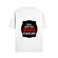 Male Standard Crew T-Shirt | Regular Fit | 100% Cotton (180 GSM) | DTG Print | Durable & Comfortable | Adult | Personalized | DTG | Bold Typography | Humor | Relationships | Casual | Amusing - back - White - mockup 2