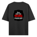 Oversized Standard T-Shirt | Unisex Relaxed Fit | 100% Super Combed Cotton DTG | Soft, Breathable & Durable | Adult | Personalized | DTG | Bold Typography | Humor | Relationships | Casual | Amusing - back - Black - mockup 2