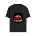 Male Standard Crew T-Shirt | Regular Fit | 100% Cotton DTF Print | Soft, Durable | Men | Personalized | DTF | Bold Typography | Humor | Relationships | Casual | Amusing - back - Black - mockup 2