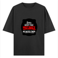 Oversized Classic T-Shirt | Unisex Oversized Fit | 100% Super-Combed Cotton | Pre-Shrunk & Ribbed Neck | Adults | Personalized | DTG | Bold Typography | Humor | Relationships | Casual | Amusing - front - Black - mockup 1