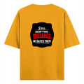 Oversized Classic T-Shirt | Unisex Oversized Fit | 100% Super-Combed Cotton | Pre-Shrunk & Ribbed Neck | Adults | Personalized | DTG | Bold Typography | Humor | Relationships | Casual | Amusing - back - Golden Yellow - mockup 2