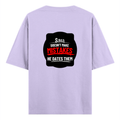 Oversized Classic T-Shirt | Unisex Oversized Fit | 100% Super-Combed Cotton | Pre-Shrunk & Ribbed Neck | Adults | Personalized | DTG | Bold Typography | Humor | Relationships | Casual | Amusing - back - Lavender - mockup 2