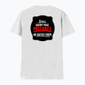 Men's V-Neck T-Shirt | Regular Fit | 180 GSM Bio-Washed Cotton | DTG Print | Durable | Personalized | DTG | Bold Typography | Humor | Relationships | Casual | Amusing - back - White - mockup 2