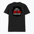 Male V Neck T-Shirt | Regular Fit | 180 GSM Bio-Washed Cotton | DTF Print | Double Stitched, Pre-Shrunk | Men | Personalized | DTF | Bold Typography | Humor | Relationships | Casual | Amusing - back - Black - mockup 2