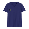 Male V Neck T-Shirt | Regular Fit | 180 GSM Bio-Washed Cotton | DTF Print | Double Stitched, Pre-Shrunk | Men | Personalized | DTF | Bold Typography | Humor | Relationships | Casual | Amusing - right pocket - Royal Blue - mockup 4