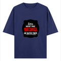 Oversized Classic T-Shirt | Unisex Fit | 100% Super-Combed Cotton | Pre-Shrunk, Double-Stitched | Adults | Personalized | DTF | Bold Typography | Humor | Relationships | Casual | Amusing - front - Royal Blue - mockup 1
