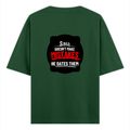 Oversized Classic T-Shirt | Unisex Fit | 100% Super-Combed Cotton | Pre-Shrunk, Double-Stitched | Adults | Personalized | DTF | Bold Typography | Humor | Relationships | Casual | Amusing - back - Bottle Green - mockup 2