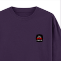 Oversized Classic T-Shirt | Unisex Fit | 100% Super-Combed Cotton | Pre-Shrunk, Double-Stitched | Adults | Personalized | DTF | Bold Typography | Humor | Relationships | Casual | Amusing - right pocket - Purple - mockup 4