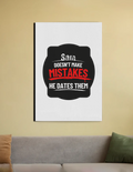 Canvas Print | Multiple Sizes | Special Canvas Fabric | Sturdy Wooden Frame, Fade-Proof | Unisex Home Decor | Personalized | Bold Typography | Humor | Relationships | Casual | Amusing - front_20X30 In - 20X30 In - mockup 4