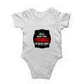 Rompers | Regular Fit Baby & Toddler | Bio-Washed Cotton | Double Stitched, Pre-Shrunk | Unisex | Personalized | DTG | Bold Typography | Humor | Relationships | Casual | Amusing - back - White - mockup 2