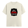 Men's Classic Crew T-Shirt | Regular Fit | 180 GSM Bio-Washed Cotton | DTF Print Ready | Pre-Shrunk, Durable | Personalized | DTF | Bold Typography | Humor | Relationships | Casual | Amusing - front - Off White - mockup 1