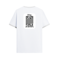 Ringer T-shirt | Unisex | DTG Print | Contrast Trim | Men's, Women's | Personalized | DTG | Typography-focused | Trust | Friendship | Reassuring - back - White Black - mockup 2