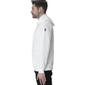 Pullover Hoodie | Unisex Regular Fit | Tri-Layer Cotton Blend | DTG Print Ready | Adults | Personalized | DTG | Typography-focused | Trust | Friendship | Reassuring - left sleeve - White - mockup 5