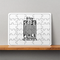 MDF Wooden Puzzles | 6x8 Inch | 30 Pieces | Durable MDF | Glossy Finish | Sublimation Print | Lightweight | Waterproof | Fade-Proof | Unisex | Personalized | Typography-focused | Trust | Friendship | Reassuring - front - White - mockup 1