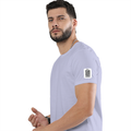 Cotton Stretch T-Shirt (Dtg) | T-Shirts | Him, Her, Unisex | Personalized | DTG | Typography-focused | Trust | Friendship | Reassuring - left sleeve - Lavender - mockup 5