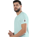 Cotton Stretch T-Shirt (Dtg) | T-Shirts | Him, Her, Unisex | Personalized | DTG | Typography-focused | Trust | Friendship | Reassuring - left sleeve - Mint - mockup 5
