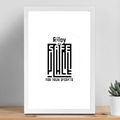 Framed Poster | Multiple Sizes | 300 GSM Art Paper | Laminated, Fade-Proof, 1-inch Frame | Unisex Home Decor | Personalized | DTG | Typography-focused | Trust | Friendship | Reassuring - front_12x18In - 12x18In - mockup 7