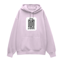 Oversized Hoodie | Unisex Relaxed Fit | 400 GSM Cotton Blend | DTG Printed | Drop Shoulder, Pre-Shrunk | Adults | Personalized | DTG | Typography-focused | Trust | Friendship | Reassuring - front - Light Baby Pink - mockup 1