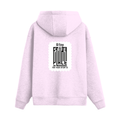 Oversized Hoodie | Unisex Relaxed Fit | 400 GSM Cotton Blend | DTG Printed | Drop Shoulder, Pre-Shrunk | Adults | Personalized | DTG | Typography-focused | Trust | Friendship | Reassuring - back - Light Baby Pink - mockup 2