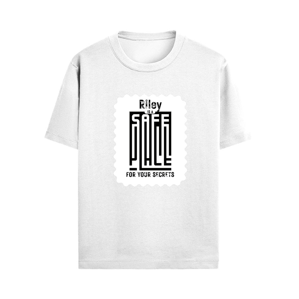 Male Standard Crew T-Shirt | Regular Fit | 100% Cotton (180 GSM) | DTG Print | Durable & Comfortable | Adult | Personalized | DTG | Typography-focused | Trust | Friendship | Reassuring - front - White - mockup 1