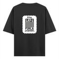 Oversized Standard T-Shirt | Unisex Relaxed Fit | 100% Super Combed Cotton DTG | Soft, Breathable & Durable | Adult | Personalized | DTG | Typography-focused | Trust | Friendship | Reassuring - back - Black - mockup 2