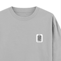 Oversized Standard T-Shirt | Unisex Relaxed Fit | 100% Super Combed Cotton DTG | Soft, Breathable & Durable | Adult | Personalized | DTG | Typography-focused | Trust | Friendship | Reassuring - right pocket - Grey Melange - mockup 4
