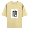 Oversized Standard T-Shirt | Unisex Oversized Fit | 180 GSM 100% Super Combed Cotton | DTF Print | Soft & Durable | Personalized | DTF | Typography-focused | Trust | Friendship | Reassuring - front - Beige - mockup 1