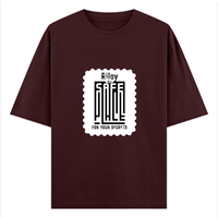 Oversized Classic T-Shirt | Unisex Oversized Fit | 100% Super-Combed Cotton | Pre-Shrunk & Ribbed Neck | Adults | Personalized | DTG | Typography-focused | Trust | Friendship | Reassuring