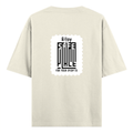 Oversized Classic T-Shirt | Unisex Oversized Fit | 100% Super-Combed Cotton | Pre-Shrunk & Ribbed Neck | Adults | Personalized | DTG | Typography-focused | Trust | Friendship | Reassuring - back - Off White - mockup 2