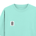 Oversized Classic T-Shirt | Unisex Oversized Fit | 100% Super-Combed Cotton | Pre-Shrunk & Ribbed Neck | Adults | Personalized | DTG | Typography-focused | Trust | Friendship | Reassuring - left pocket - Mint - mockup 3