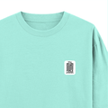 Oversized Classic T-Shirt | Unisex Oversized Fit | 100% Super-Combed Cotton | Pre-Shrunk & Ribbed Neck | Adults | Personalized | DTG | Typography-focused | Trust | Friendship | Reassuring - right pocket - Mint - mockup 4