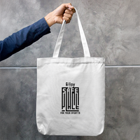 Tote Bag Zipper | Unisex | 100% Cotton Canvas | Printing, Embroidery | Zipper Closure, Long Handle | Everyday Carry | Personalized | Embroidery | DTG | Typography-focused | Trust | Friendship | Reassuring