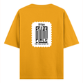 Oversized Classic T-Shirt | Unisex Fit | 100% Super-Combed Cotton | Pre-Shrunk, Double-Stitched | Adults | Personalized | DTF | Typography-focused | Trust | Friendship | Reassuring - back - Golden Yellow - mockup 2