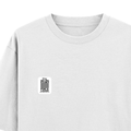 Oversized Classic T-Shirt | Unisex Fit | 100% Super-Combed Cotton | Pre-Shrunk, Double-Stitched | Adults | Personalized | DTF | Typography-focused | Trust | Friendship | Reassuring - left pocket - White - mockup 3