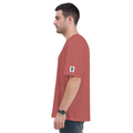 Oversized Classic T-Shirt | Unisex Fit | 100% Super-Combed Cotton | Pre-Shrunk, Double-Stitched | Adults | Personalized | DTF | Typography-focused | Trust | Friendship | Reassuring - right sleeve - Coral - mockup 6