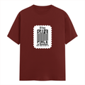 Classic Crew T-Shirt | Men's Regular Fit | 180 GSM Bio-Washed Cotton | DTG Print Ready | Double-Stitched & Ribbed Neck | Personalized | DTG | Typography-focused | Trust | Friendship | Reassuring - front - Brick Red - mockup 1