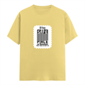 Classic Crew T-Shirt | Men's Regular Fit | 180 GSM Bio-Washed Cotton | DTG Print Ready | Double-Stitched & Ribbed Neck | Personalized | DTG | Typography-focused | Trust | Friendship | Reassuring - front - Yellow - mockup 1