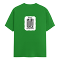 Classic Crew T-Shirt | Men's Regular Fit | 180 GSM Bio-Washed Cotton | DTG Print Ready | Double-Stitched & Ribbed Neck | Personalized | DTG | Typography-focused | Trust | Friendship | Reassuring - back - Flag Green - mockup 2