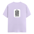 Classic Crew T-Shirt | Men's Regular Fit | 180 GSM Bio-Washed Cotton | DTG Print Ready | Double-Stitched & Ribbed Neck | Personalized | DTG | Typography-focused | Trust | Friendship | Reassuring - back - Lavender - mockup 2