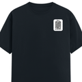 Classic Crew T-Shirt | Men's Regular Fit | 180 GSM Bio-Washed Cotton | DTG Print Ready | Double-Stitched & Ribbed Neck | Personalized | DTG | Typography-focused | Trust | Friendship | Reassuring - left pocket - Navy Blue - mockup 3