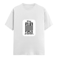 Female Classic Crew T-Shirt | Women's Regular Fit | 180 GSM Bio-Washed Cotton | Double Stitched, Pre-Shrunk | Personalized | DTG | Typography-focused | Trust | Friendship | Reassuring - front - White - mockup 1